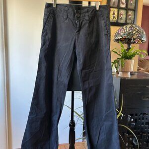James Perse Standard Wide-Leg Black Pants Size 29